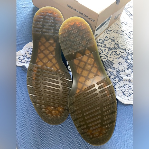 NWT Doc Martens 3989 Yellow Stitch Smooth Leather Brogue Shoes - Picture 12 of 16